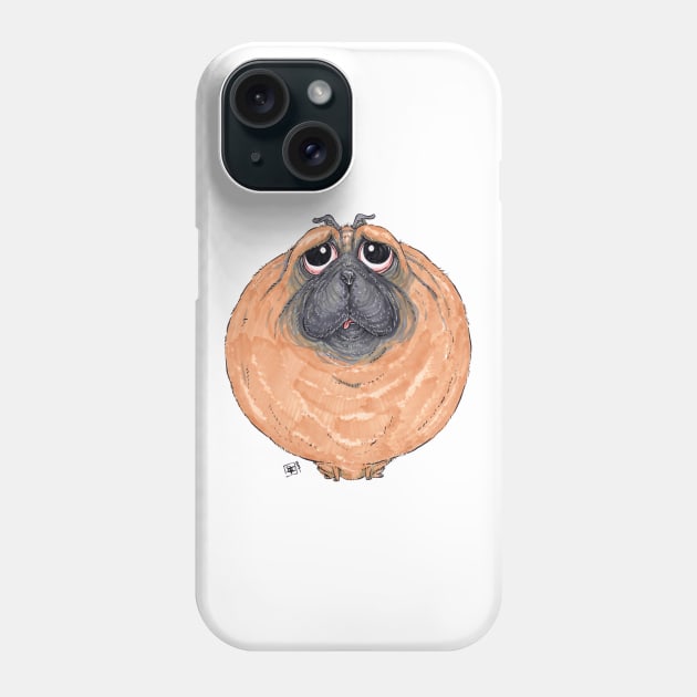 Pug Dog Phone Case by obillwon