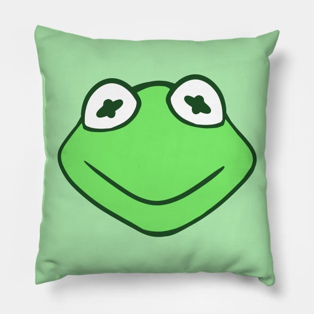 Kermit Pillow by BirdPresident