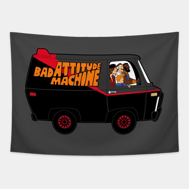 Bad Attitude Machine Tapestry by JayHai