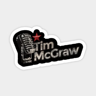 Tim McGraw - Vintage Microphone Magnet