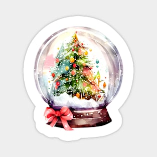 Christmas snow globe Magnet