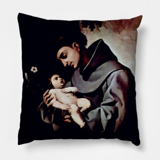 Saint Anthony of Padua the beloved saint with the Child Jesus Pillow