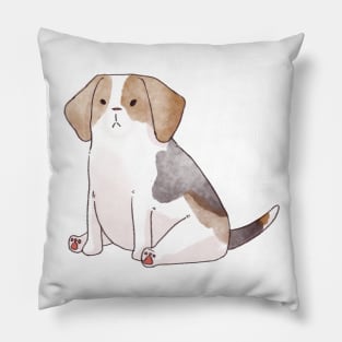 Cute beagle puppy Pillow