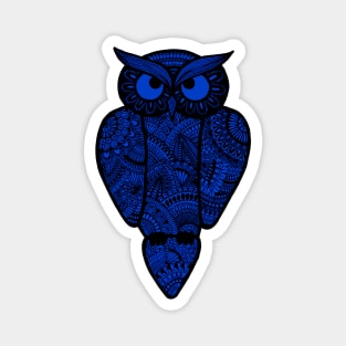 Owl (dark blue) Magnet