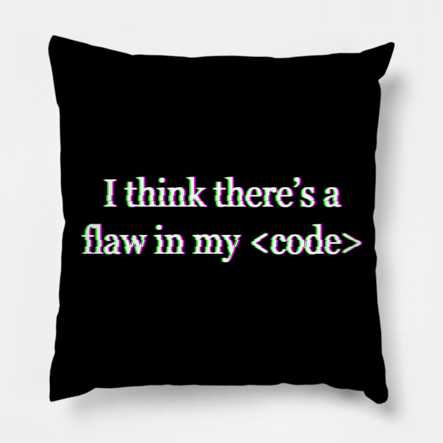 Flaw in my Code - Halsey Pillow by FunsizedHuman