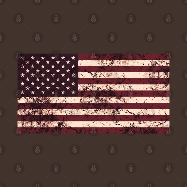 Vintage American Flag by Scar