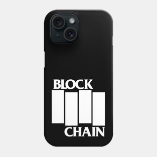 BLOCKCHAIN-WHITE Phone Case