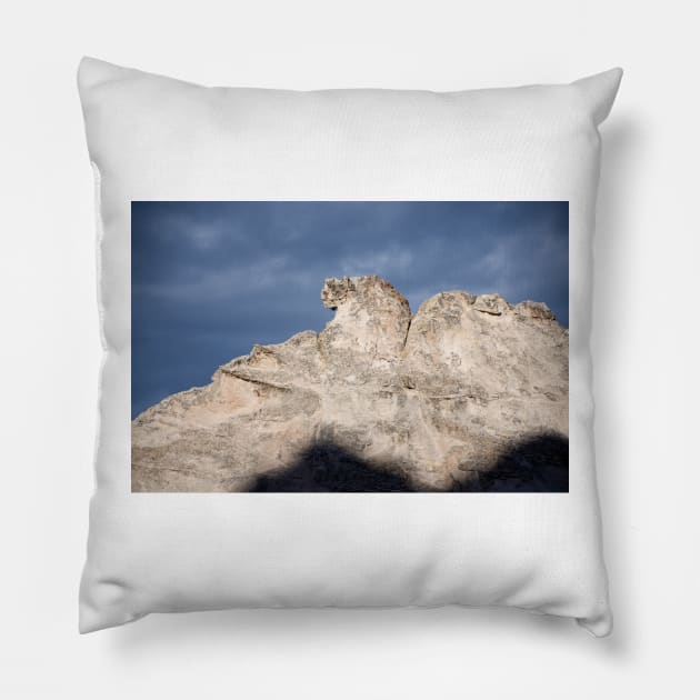 Garden of the Gods White Cliff Pillow by photosbyalexis