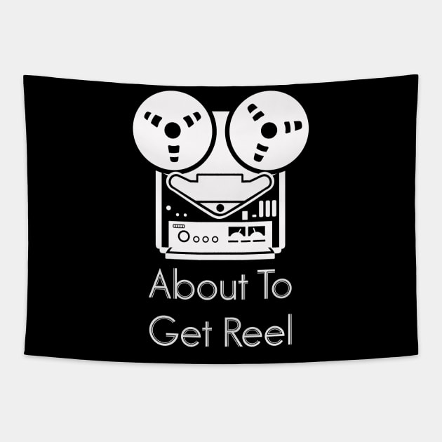 About To Get Reel Audiophile Tape Player T-Shirt Tapestry by guitar75