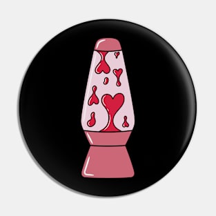 Heart lava lamp Pin