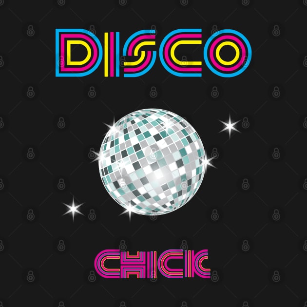 Disco Chick by Mint Cloud Art Studio