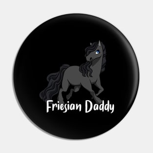 Horse Lover - Friesian Daddy Pin