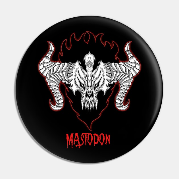 Blackout Inside Mastodon Pin by more style brother