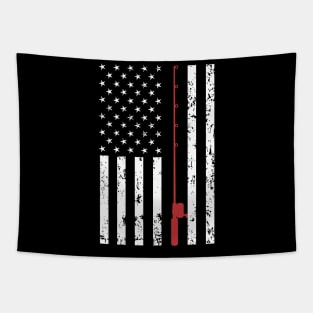 American Flag Fishing Shirt Vintage Fishing Tshirt Tapestry