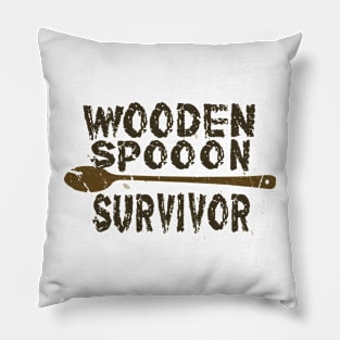 wooden spoon survivor Pillow