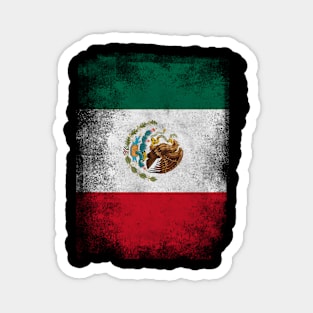 Mexico Flag Proud Mexican Vintage Distressed Magnet