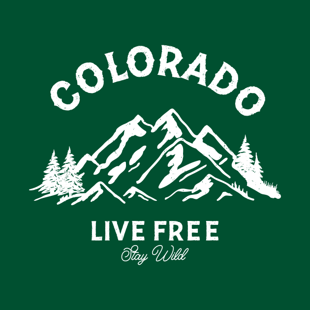 Live free stay wild tee by Wintrly