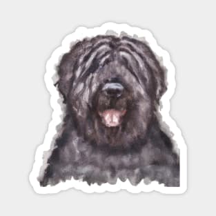 Bouvier des Flandres Watercolor - Dog Lovers Magnet