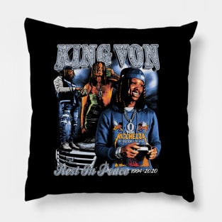 King Von Rest In Peace Pillow