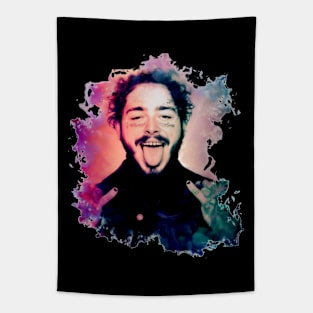 Post Malone Face Tapestry