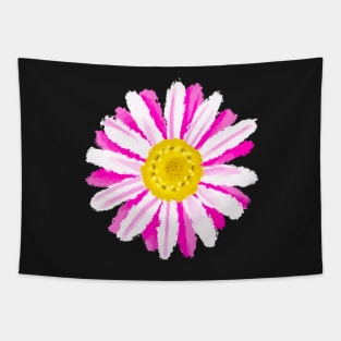 Pink Summer Daisy Tapestry