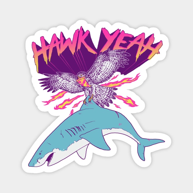 Hawk Yeah Magnet by Hillary White Rabbit