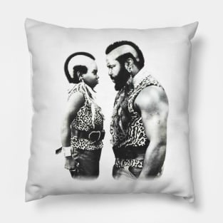 Mr T and little barracus Pillow