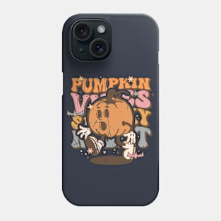 Pumpkin vibes spooky night Phone Case