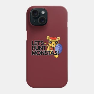 Let's Hunt Monsters - Tristan the Teddy Bear Phone Case