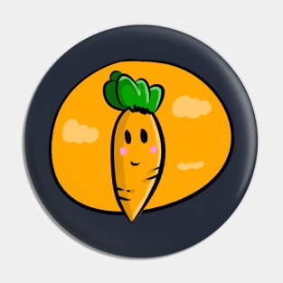 cute carrot Pin