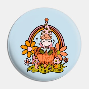 Virgo Gnome Pin