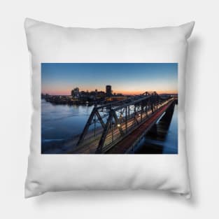 Alexandra Bridge over the Ottawa river Pillow