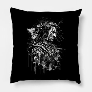 Samurai Warrior Pillow