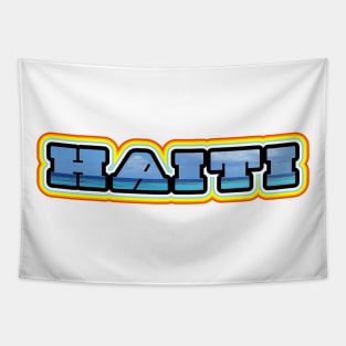 Travel Love Haiti Tapestry