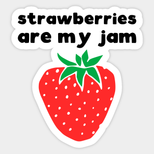 Cute Strawberry Pun Stickers Teepublic