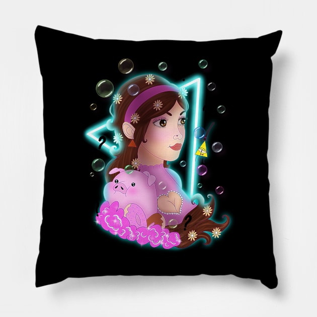 Gravity Falls Mabel Fan Art Pillow by TeasDesignSpot