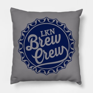 Brew Crew Navy Pillow