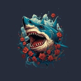 Romantic Shark T-Shirt