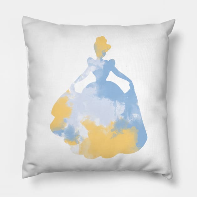 Character Inspired Silhouette Pillow by kimhutton