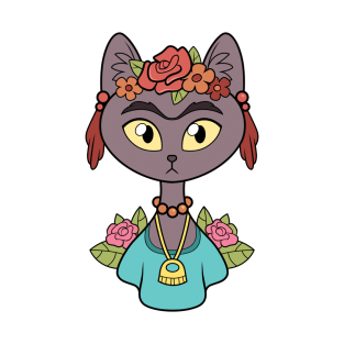 Cat Frida T-Shirt