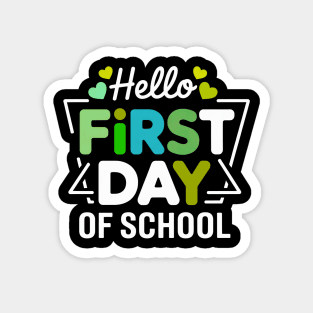 First Day of School — Back to School Design Magnet