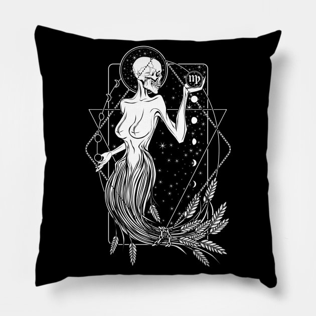 Zodiac: Virgo Pillow by Von Kowen