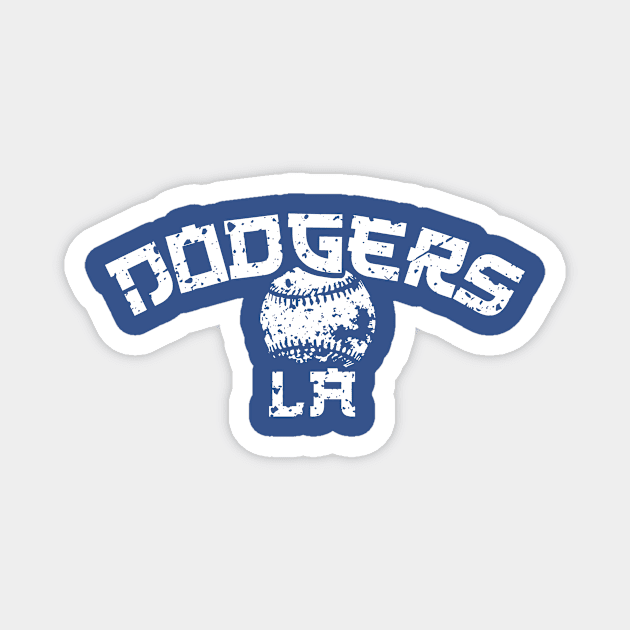 Dodgers Vintage Japan Magnet by Throwzack