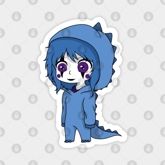 candy pop dinosaur chibi - Creepypasta - Magnet | TeePublic