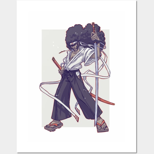 Afro - Characters & Art - Afro Samurai  Samurai art, Afro samurai, Samurai  artwork