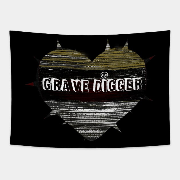 Grave Digger Tapestry by Dead but Adorable by Nonsense and Relish