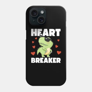 KIDS VALENTINES HEART BREAKER T-REX (HEARTS VERSION) Phone Case