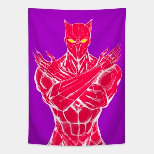 wakanda in vibranium the black panther Tapestry