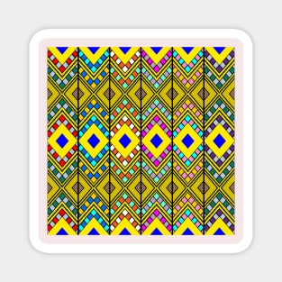 Kwanzaa, African pattern, African traditional pattern, Ethiopian/Eritrean pattern. Ethiopian Tilf Magnet