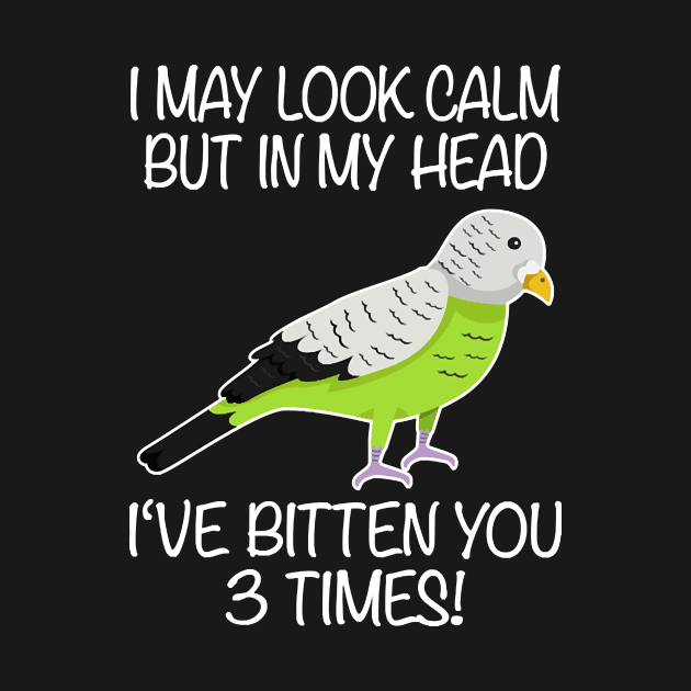 I May Look Calm Budgerigar Aviculturist Parakeet by Hopkinson